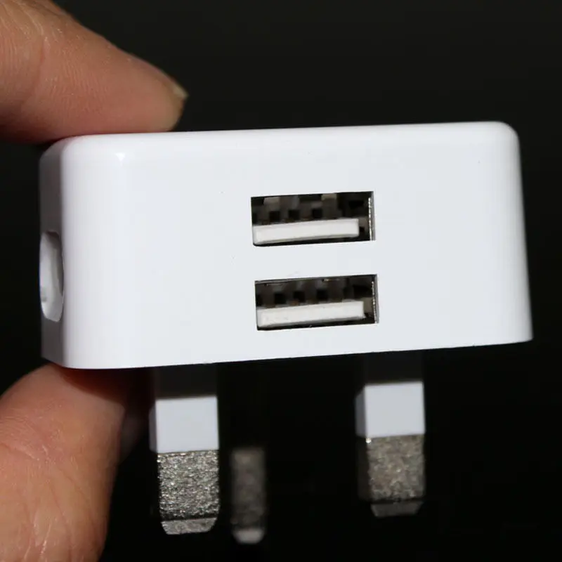 2 Порты Dual USB сетевой UK зарядное устройство с вилкой адаптер для iPhone 5 и iPad