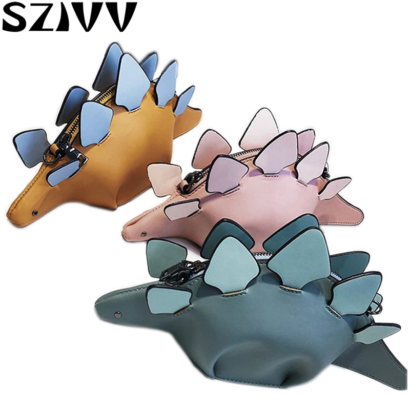 

SZIVV 2019New Brand Personality Cartoon Design Fashion Leather Crossbody Mini Messenger Bag Women Purse Female Shoulder Bag Gift