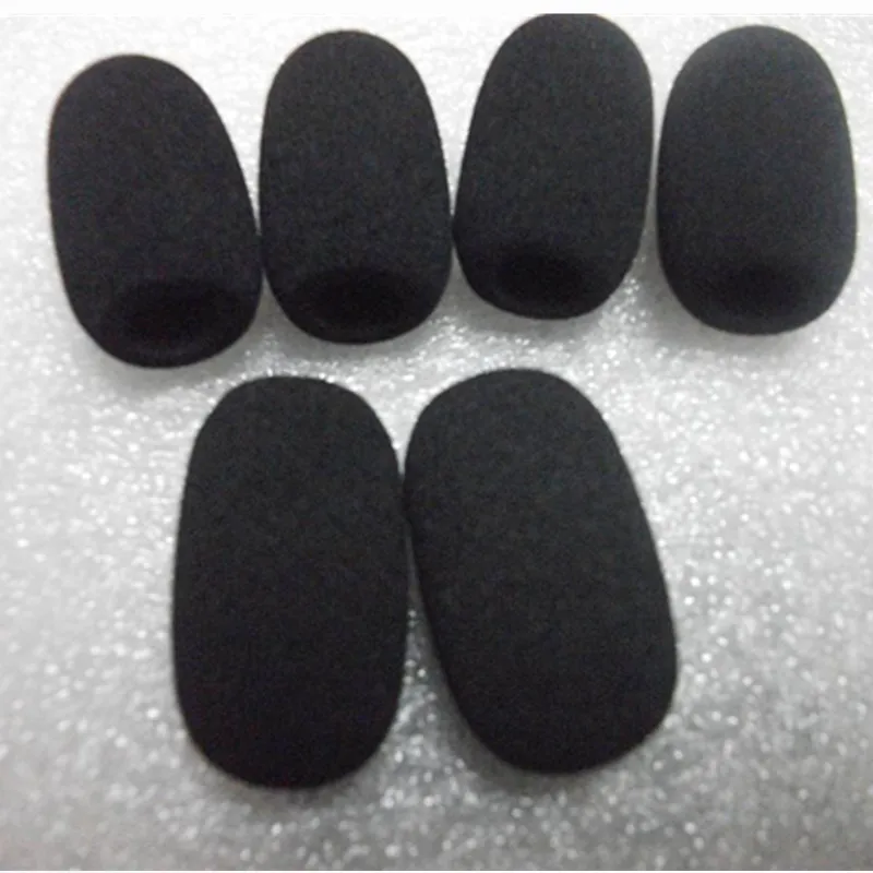 4pcs Foam Microphone Windscreen Windshield Aviation Headset Mic Muff For Lightspeed ANR Headsets