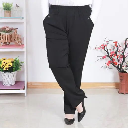 

Clobee 2019 Pants For Women Spring Black Large Size Korean Trousers Pantalon Femme Sweatpants Big Size Pantalones Mujer DJ247