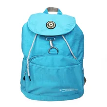 Marca Mujeres Mochila Con Cordón de Nylon Mochila Impermeable Mochila Cadena Bolso de Escuela Chica Estudiante Para Mochilas Portátiles STES