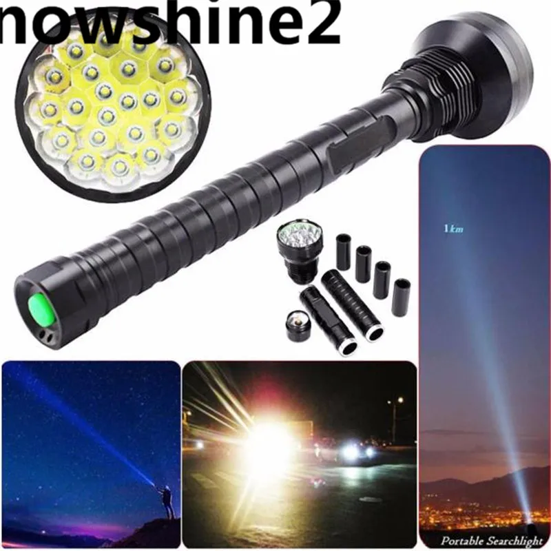 

snowshine2 #40 Cycling Bicycle Bike Front Head light 28000 LM 2017 XM-L LED 21x T6 Super Flashlight Torch Lamp Light