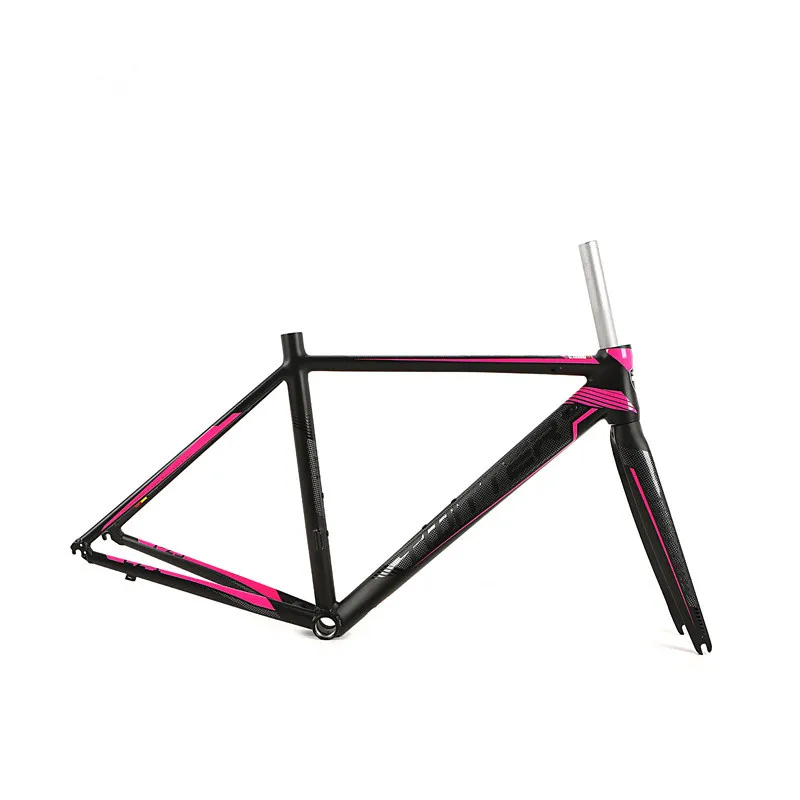 Road bike frame CZ 1 aluminum font b bicycle b font frame 700C Wheel font b