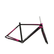 Road bike frame CZ-1 aluminum bicycle frame 700C Wheel speed bicycle frame with carbon fiber fork