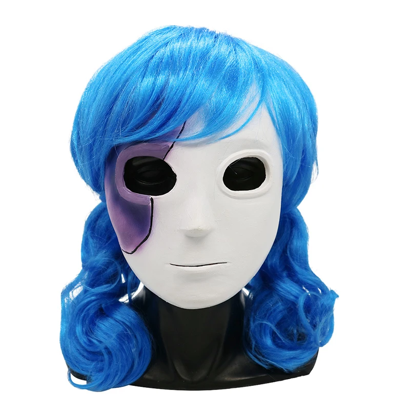 Новая игра Салли маски для лица Косплей Опора Sallyface латексная маска парик костюм для взрослых женщин мужчин Хэллоуин вечерние salyface парики