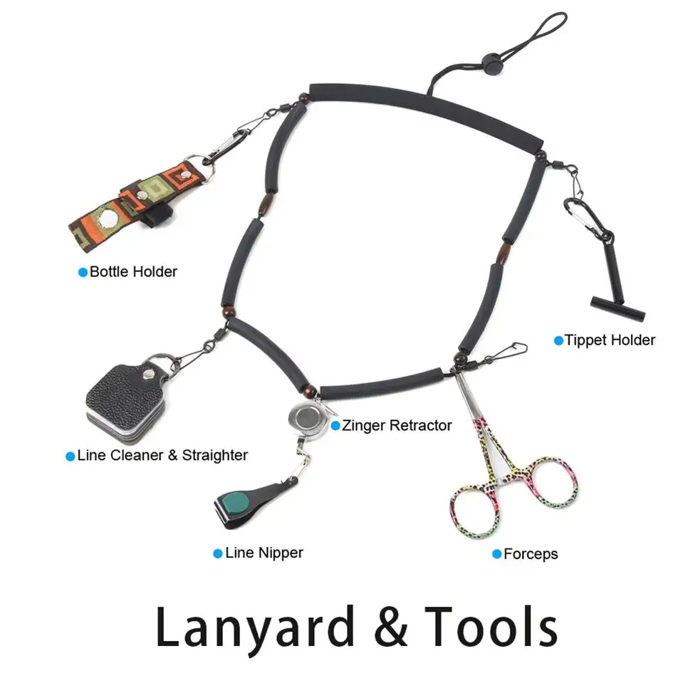 Maximumcatch нахлыстом шнур W/рыболовные щипцы леска очиститель кусачки патч держатель инструменты - Цвет: lanyard with tools