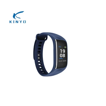 

KINYO 2018 Bluetooth smart watch heart rate monitor sleep monitor smart band with fashionable design colorful smart bracelet