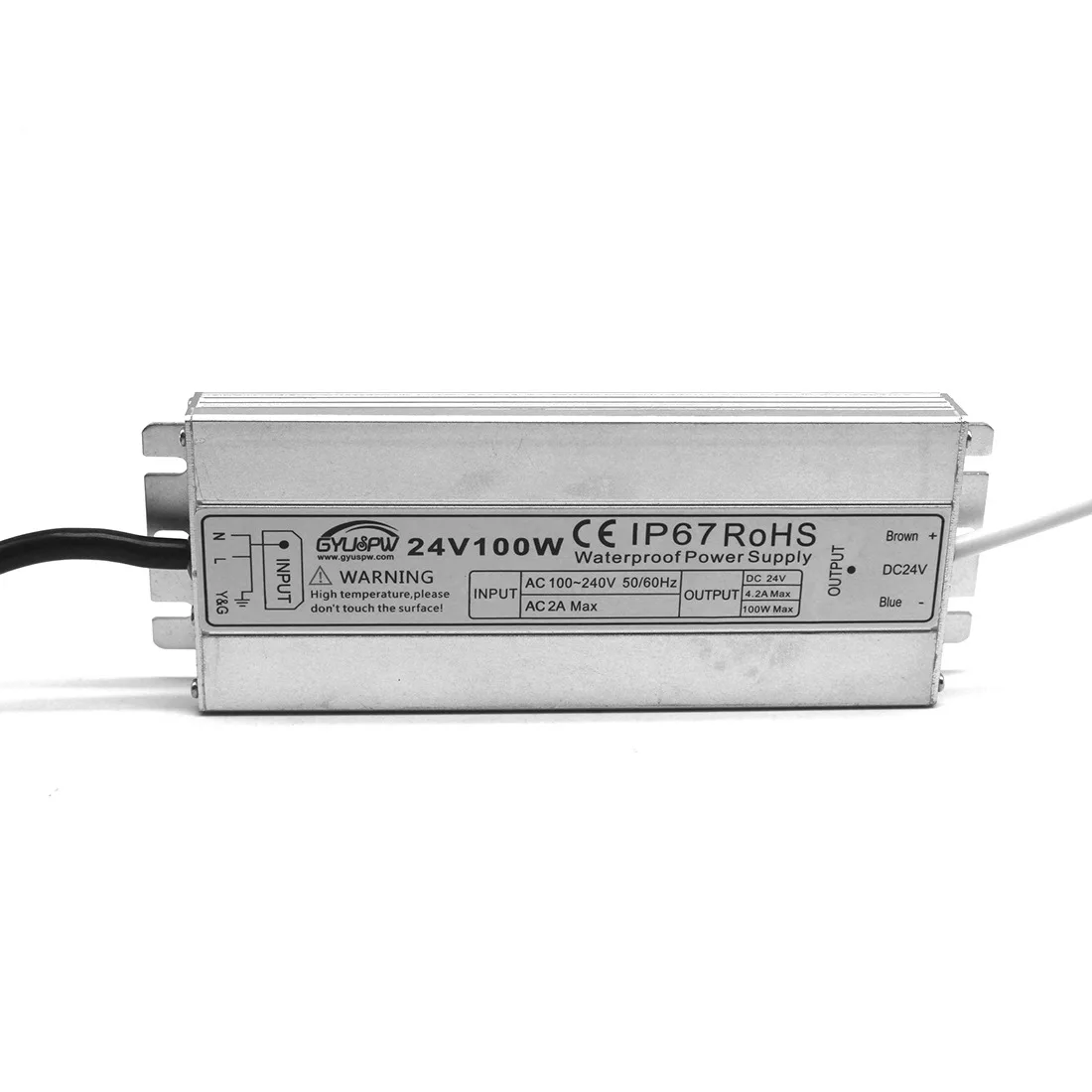 

24V 100W 4.2A Switching power supply DC 24V power adapter Outdoor waterproof IP67 LED light landscape Power Transformers