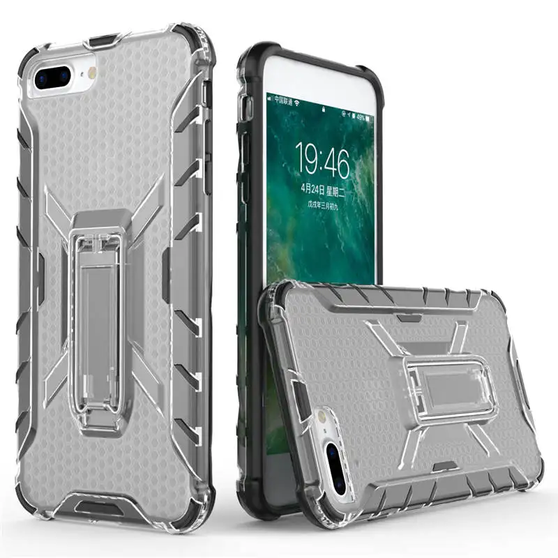 

PIXIU Colorful Shockproof Phone Case For iPhone 6 7 8 Plus With Stand Holder Fashion Protective Back Cover For iPhone 7