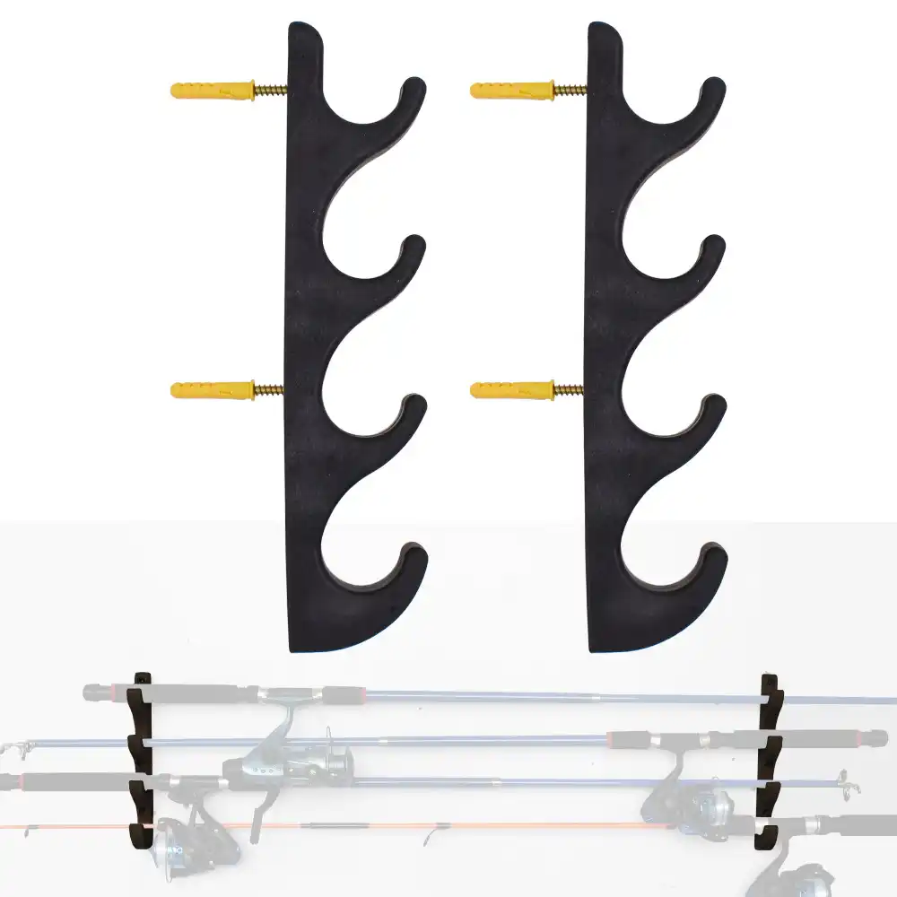 horizontal fishing rod holder