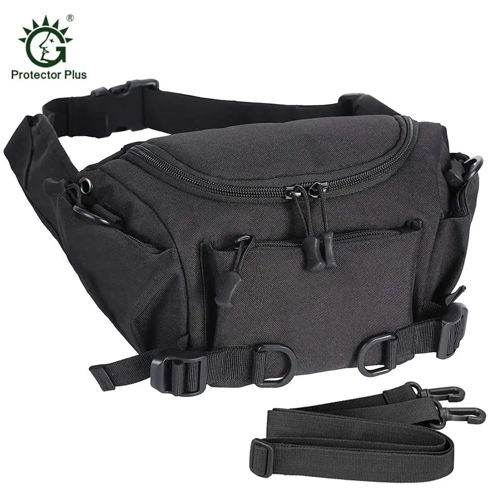 

Outdoor Tactical Waist Pack Military Single Shoulder Hip Belt Bag Fanny Packs Water Resistant Waist Bag Pouch Hiking Climbing