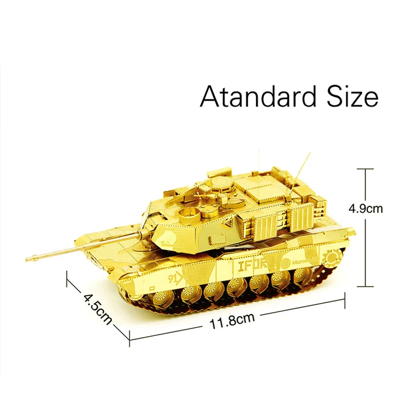 Модель танка M1 ABRAMS для самостоятельной сборки лазерная вырезка модель