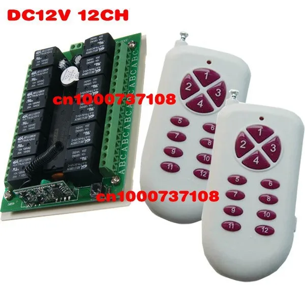 Hot remote control switch 12v rf garage door remote control livolo learning code light relays momentary rf switches Hot remote control switch 12v rf garage door remote control livolo learning code light relays momentary rf switches
