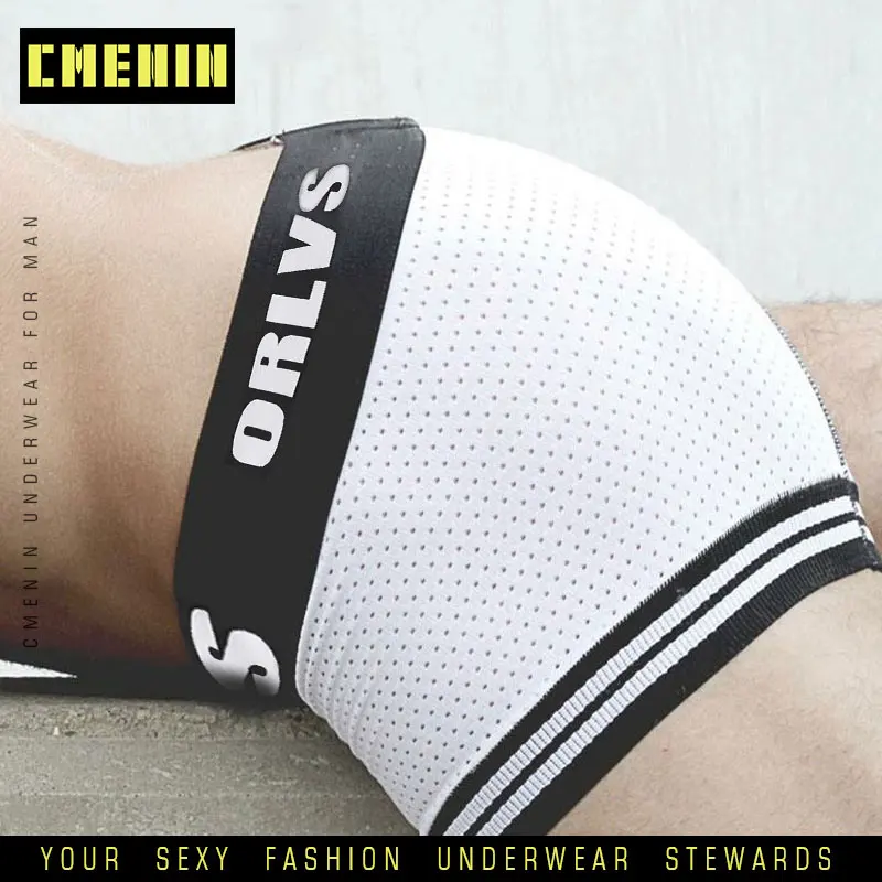 Мода дышащий хлопок сексуальное нижнее белье боксер мужчины сетчатые шорты плюс размер мужской одежды боксеры трусики боксеры толстый парень мужские трусы-боксеры шорты трусы мужские нижнее белье гей cuecas OR599