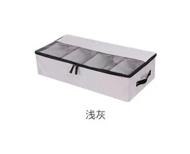 접이식 신발 보관함, 옷장 옷장 정리함, 양말 브래지어 속옷, 린넨 코튼 보관 가방, 침대 아래 정리함, 1 개