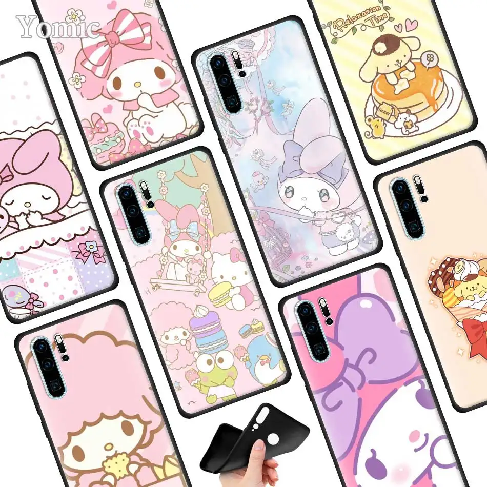 

Sanrio Back Silicone Case for Huawei P30 P20 Pro P9 P10 P20 P30 Lite P Smart Plus Mate 10 20 Pro Case
