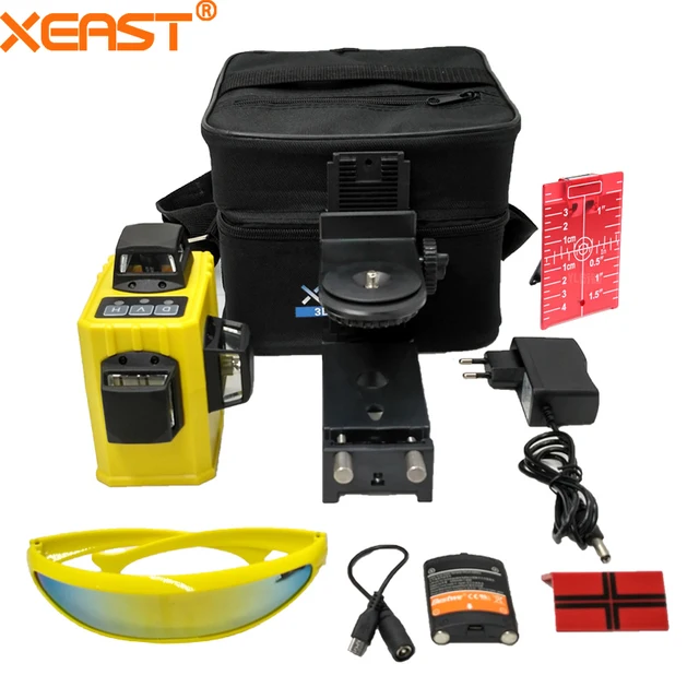 Best Offers XEAST XE-61A 3d red beam 12 Lines 360 Degree Leveling Tool Cheap price Cross Laser Level Meter machine Best Offers XEAST XE-61A 3d red beam 12 Lines 360 Degree Leveling Tool Cheap price Cross Laser Level Meter machine