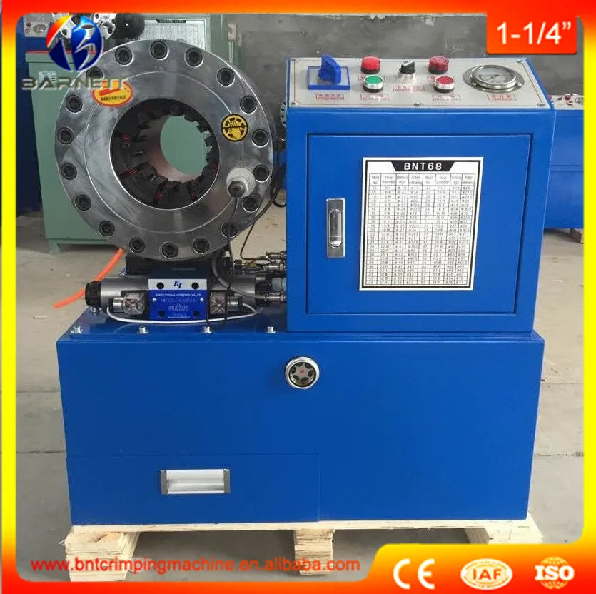 Manufacture 2017 excavator hydraulic hose fitting crimping machinein