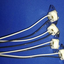 100 шт. с металлическим покрытием G4 MR16 MR11 патрон лампа кронштейн 30 см провода