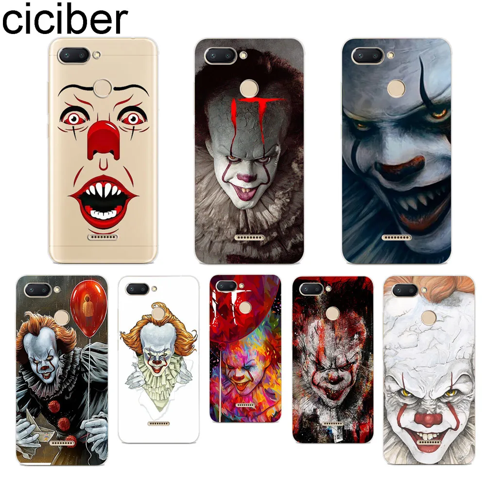 

ciciber Clown for Xiaomi Redmi 6 5 4 3 A X S Pro Plus S2 Soft TPU Phone Cases for Redmi Note 7 6 5 4 3 X A Pro Cover Coque It