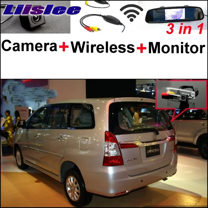 

Liislee 3 in1 Special Rear View Wifi Camera + Wireless Receiver + Mirror Monitor Easy Parking System For TOYOTA Innova 2013~2015