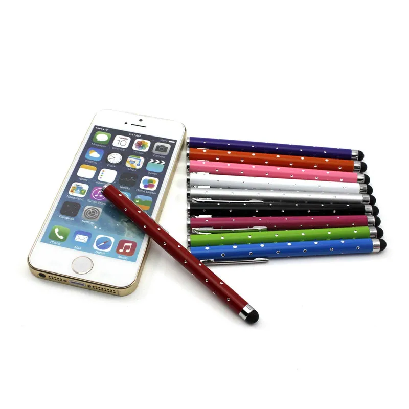 

2Pcs Chic Shining Stars Touch Stylus 9 Colors Capacitive Touch Screen Pen for HTC Smart Phones For Other Android Phones