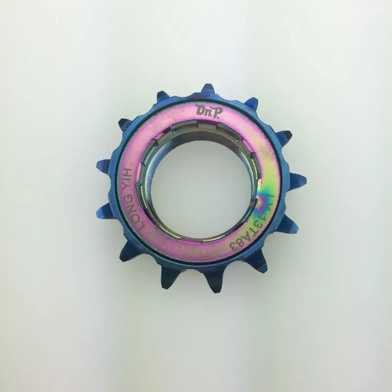DNP Single Speed BMX Bike Bicycle Free Wheel 13T Electroplating Blue