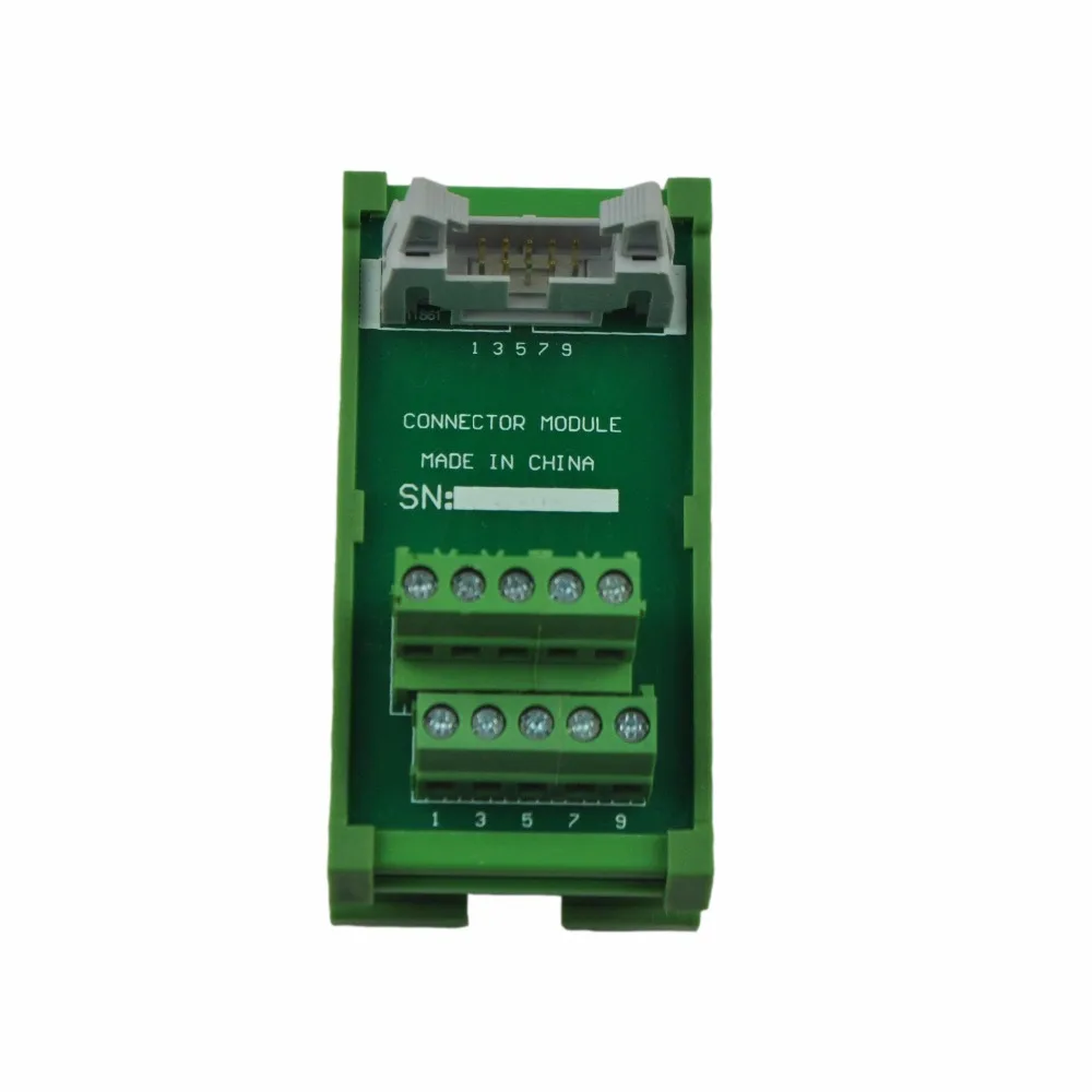 Крепление на DIN рейку 10P винтовой клеммный блок модуль адаптера|module|module adapter |