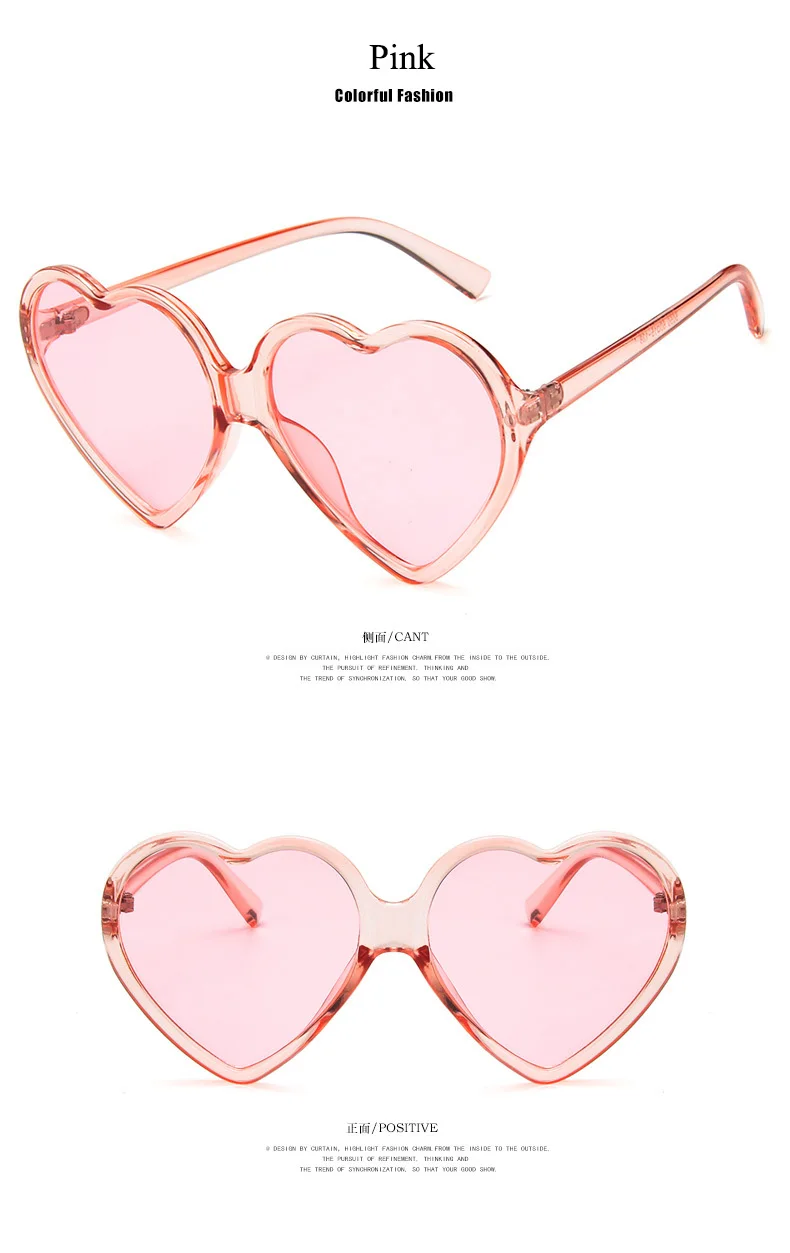 New Love Heart Sunglasses Women 2021 Fashion cute sexy retro Cat Eye Vintage cheap Sun Glasses red purple tea UV400 Lens female oversized sunglasses