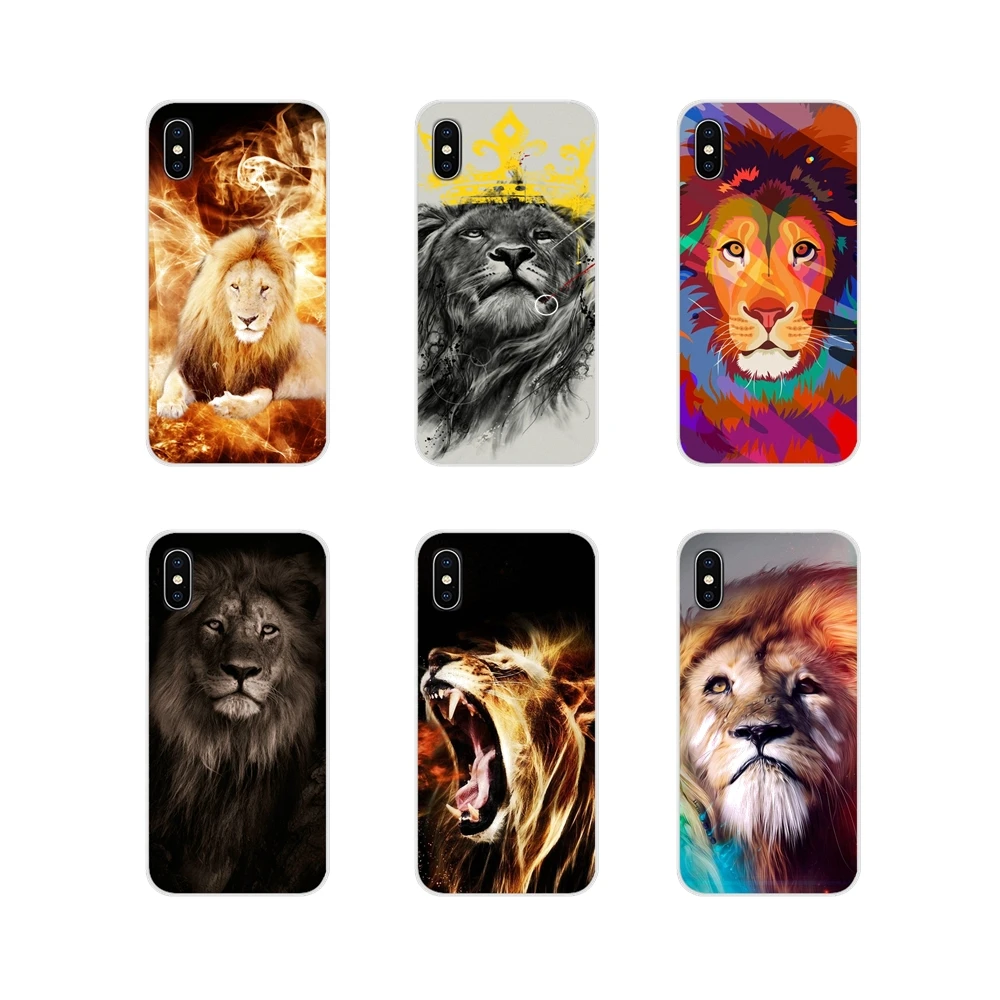 

For Huawei Mate Honor 4C 5C 5X 6X 7 7A 7C 8 9 10 8C 8X 20 Lite Pro Accessories Phone Cases Cover Thermal unique color cover lion