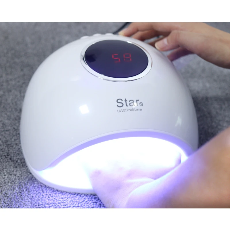 

SUN Stars5/Sun5 72/48W Dual UV LED Nail Lamp For Manicure Nail Dryer For All Gels Polish Infrared Sensing LCD Timer Display