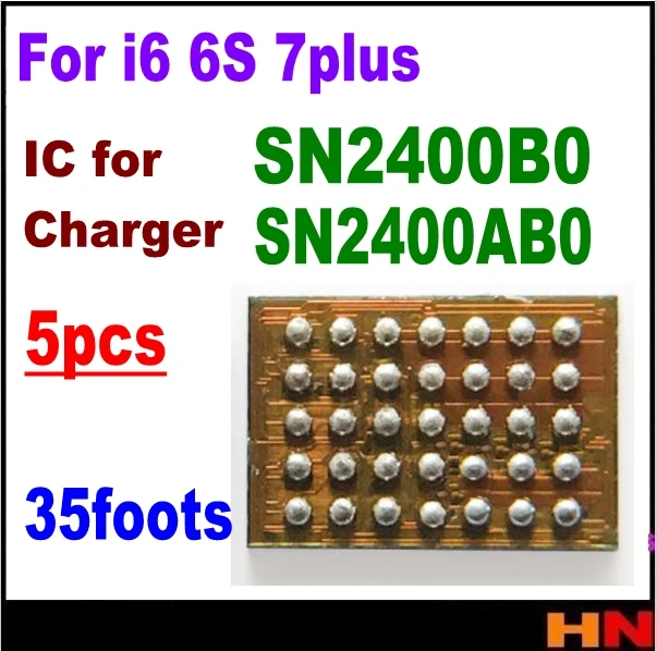 5 шт. для iPhone 6 plus U1401 SN2400B0 USB 6S 6SP 7/7 Plus IC SN2400AB0 управление зарядным устройством