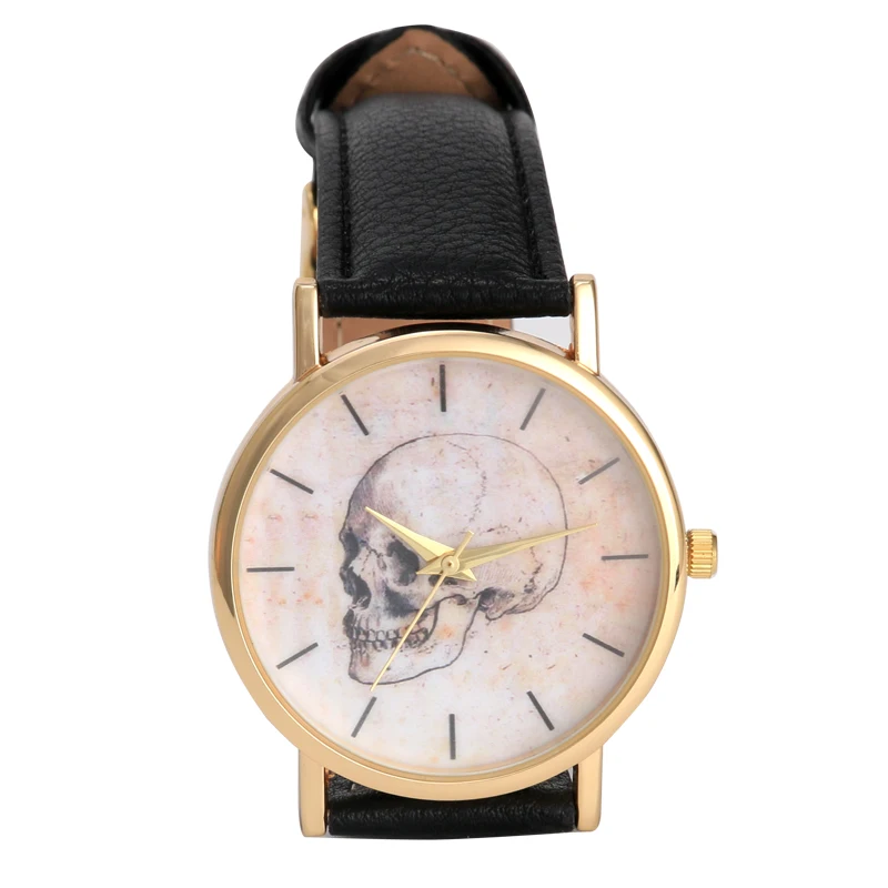 Skull Quartz Men Watches Luxury Waterproof Leather Sports Watch causal watch Relogio Masculino Skull Quartz Men Watches Luxury Waterproof Leather Sports Watch causal watch Relogio Masculino