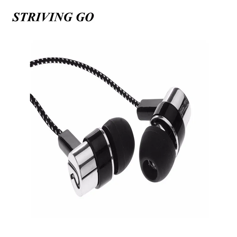 

3.5mm LR In-Ear Earphones Stereo Headset earphone Handsfree Music Sport Earbuds for iPhone Xiaomi Samsung MP3 PK S6 S4 Am115 S8