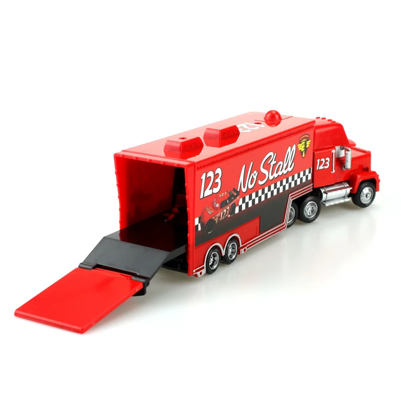 Новый Disney Pixar машина номер racer Mack Грузовик грузовик 1:55 Diecast металлического сплава
