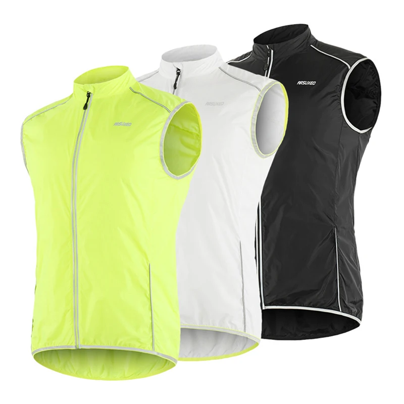 Men's Cycling Vest Windproof MTB Bike Bicycle Vest Breathable
