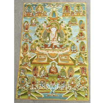 

Nepal Tibet Tangka Silk Hanging Paintings Worship Tibetan Buddha