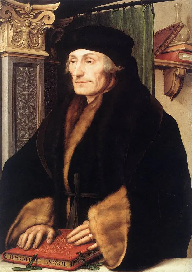 Художественная живопись # netherland теолог Desiderius Erasmus художественная маслом на