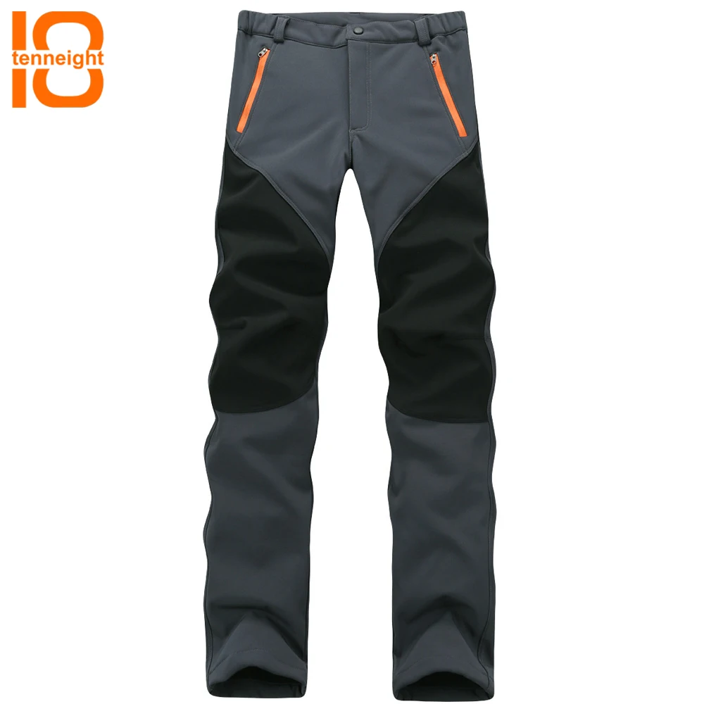 TENNEIGHT invierno Softshell de lana pantalones de senderismo hombres mujeres al aire libre Deporte Pantalones de deporte impermeable a prueba de viento Trekking, escalada de montaña TENNEIGHT invierno Softshell de lana pantalones de senderismo hombres mujeres al aire libre Deporte Pantalones de deporte impermeable a prueba de viento Trekking, escalada de montaña