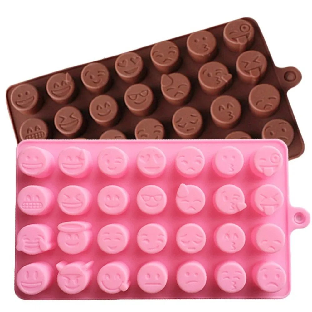 

3D Emoji Silicone Chocolate Mold Cookies Mould Fondant Candy Cake Decorating Tools Baking Accessories Pastry Tools