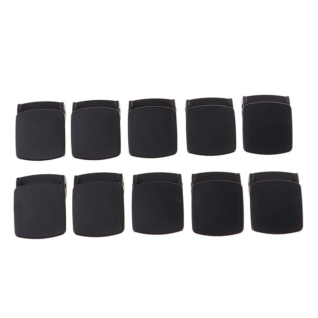 2019 Hot 10pcs Adjustable Press Cam Buckles Anti-Slip Webbing Locks Quick Release Safety Belt Clasps Toggle Clips