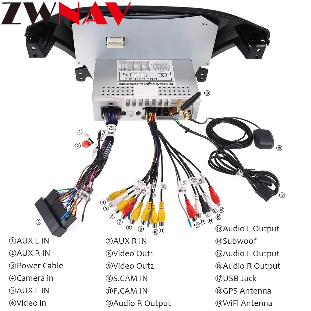 Excellent Android 7.1 Tesla Screen 10.4" Car Stereo For Hyundai Elantra 2011-2013 Auto Radio GPS Navigation Multimedia Headunit 9