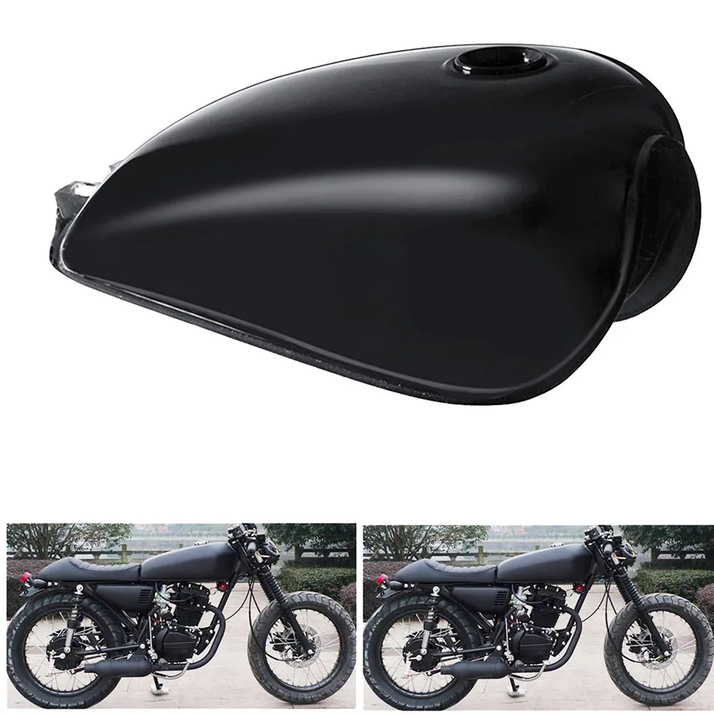 Кафе Racer бак 9л мотоцикл топливный газ может Бензобак для Suzuki GN125 GN250 матовый