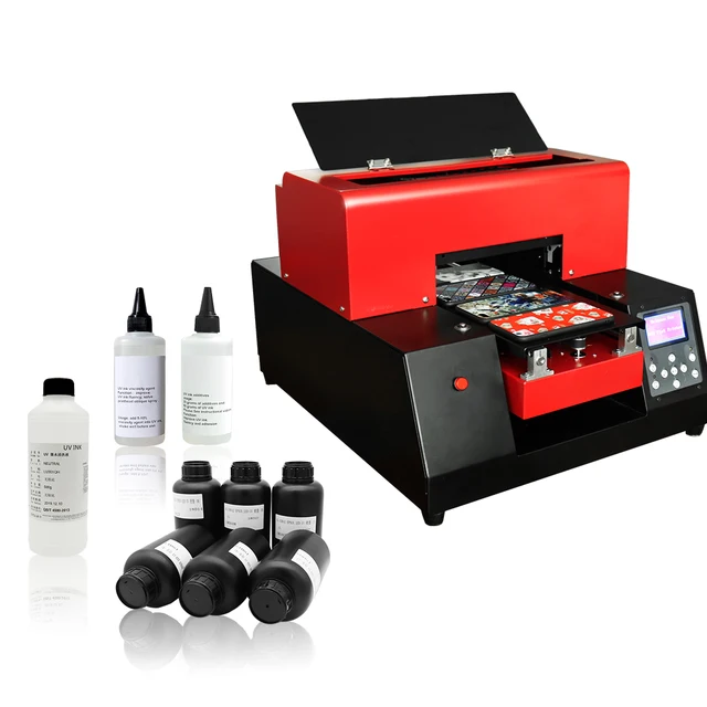 Best Offers Automatic A4 6 Color UV Printer Custom Printing for Phone case Glass Leather Metal Wood UV printer with emboss effect Best Offers Automatic A4 6 Color UV Printer Custom Printing for Phone case Glass Leather Metal Wood UV printer with emboss effect