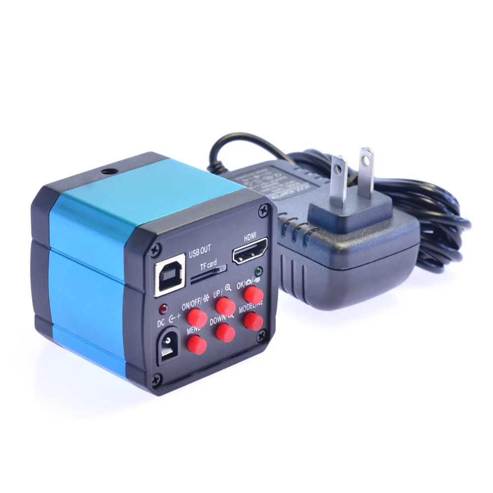  7X-45X Trinocular Microscope Inspection Zoom Stereo 14MP HDMI USB Calibrate Camera+144 LED Ring Lig