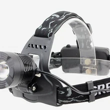 Headlamp Linterna Cabeza White+Yellow Lighting 18650 Zoomable Head Lamp Led Head Torch flashlight headlight with Battery Charger