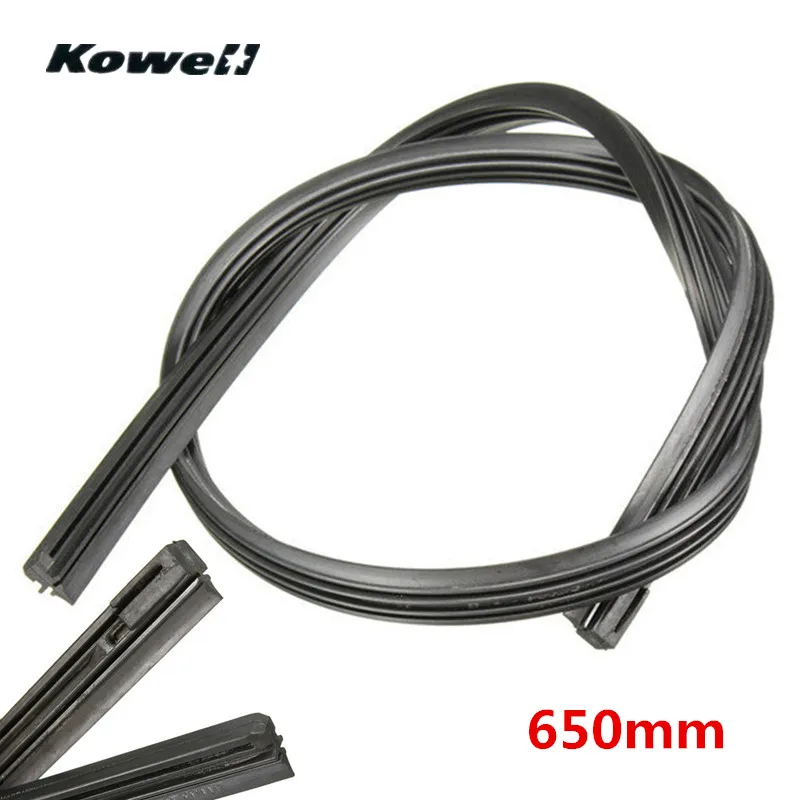 

Universal 650mm Frameless Windshield Wiper Blades Refill Brushes for Car Silicone Janitors Windscreen Washer Rubber Wipers Parts