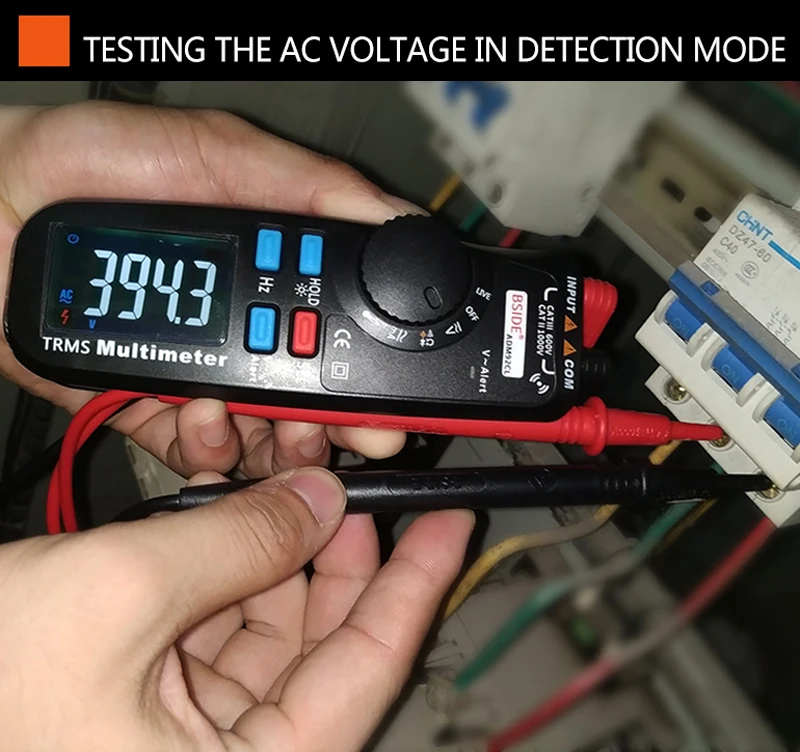 Многофункциональный цифровой мультиметр BSIDE ADM92CL цветной ЖК-дисплей Multimetro Автоматический диапазон True RMS Temp Тестер Вольтметр Ampermetr
