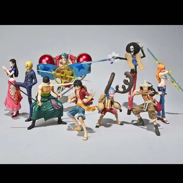 Japan Anime One Piece Onepiece The New World Luffy Zero Nami Brook Action Figure Set Of 9pc B Aliexpress