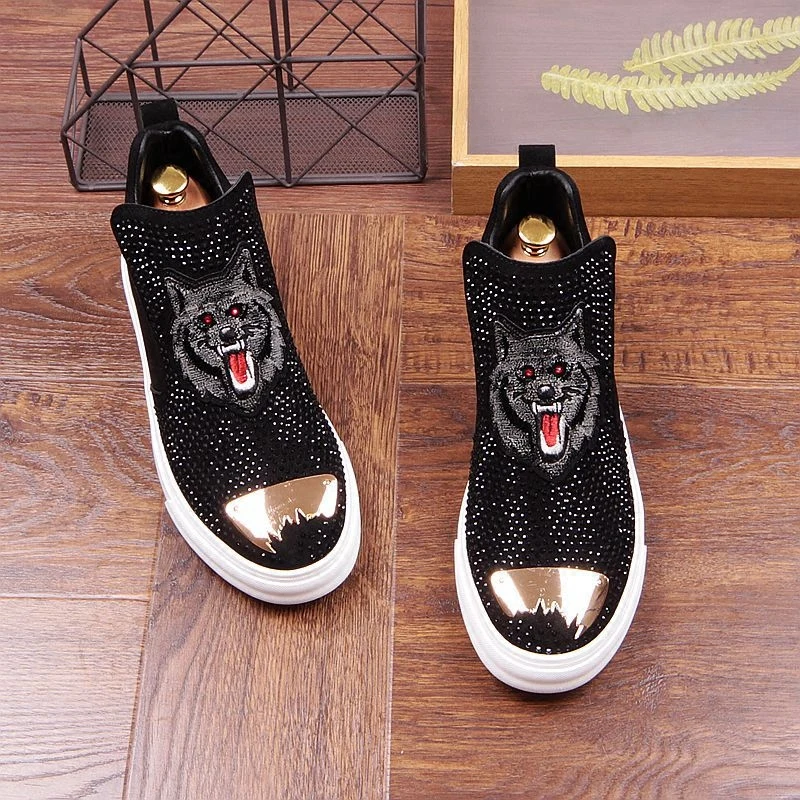 

New men high top shoes zapatos de hombre chaussure homme cuir leather shoes men